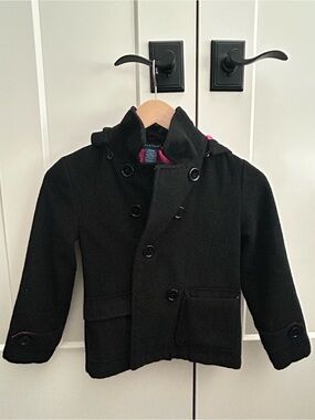 Black Kids Peacoat Jacket - Falls Creek